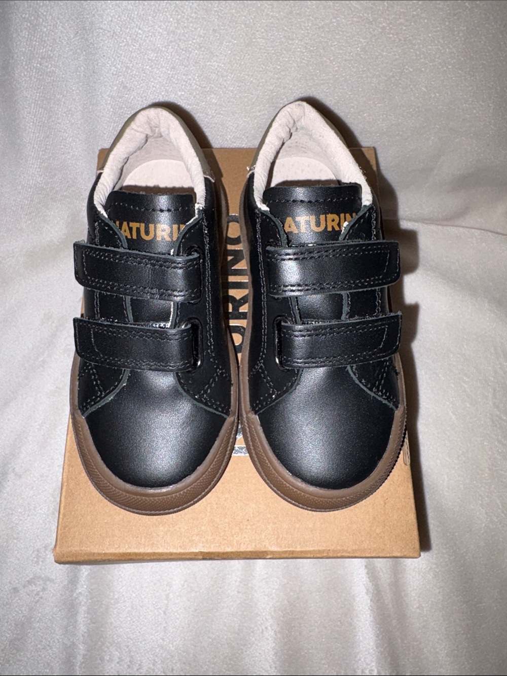 NWT NATURINO EINDHOVEN 2 VL.
Leather sneakers in Black - Picture 8 of 15